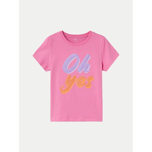 NAME IT T-Shirt Hanne 13226131 Różowy Regular Fit ze sklepu MODIVO w kategorii Bluzki dziewczęce - zdjęcie 182594112
