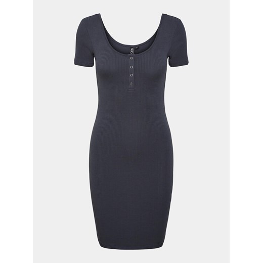 Pieces Sukienka codzienna Kitte 17146324 Granatowy Slim Fit ze sklepu MODIVO w kategorii Sukienki - zdjęcie 182594124