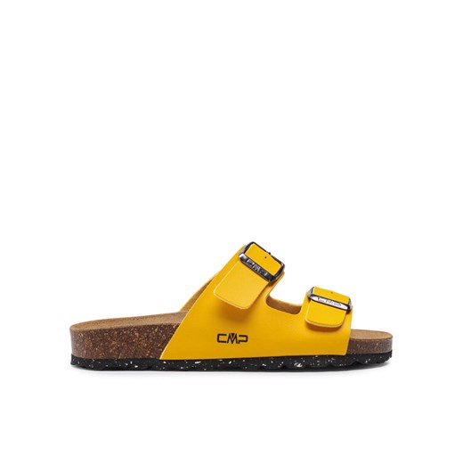CMP Klapki Eco Thalitha Wmn Slipper 3Q91016 Żółty ze sklepu MODIVO w kategorii Klapki damskie - zdjęcie 182594201