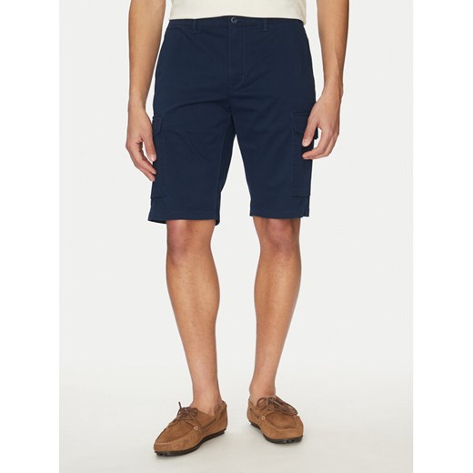 Tommy Hilfiger Szorty materiałowe John MW0MW31244 Granatowy Regular Fit ze sklepu MODIVO w kategorii Spodenki męskie - zdjęcie 182594204