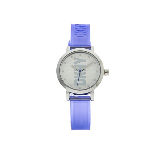 DKNY Zegarek NY6661SET Granatowy ze sklepu MODIVO w kategorii Zegarki - zdjęcie 182594232