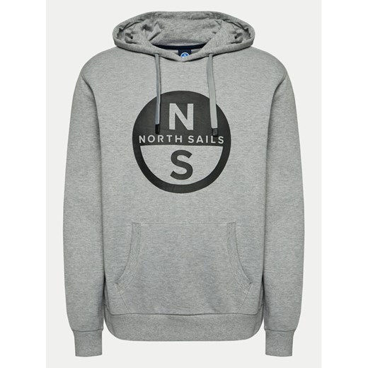 North Sails Bluza 691223 Szary Regular Fit ze sklepu MODIVO w kategorii Bluzy męskie - zdjęcie 182594253