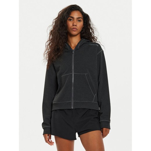 Calvin Klein Performance Bluza 00GWF4J401 Czarny Regular Fit ze sklepu MODIVO w kategorii Bluzy damskie - zdjęcie 182594263