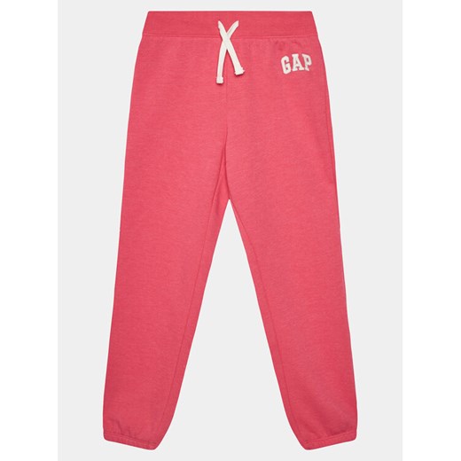 Gap Spodnie dresowe 482442-01 Różowy Regular Fit ze sklepu MODIVO w kategorii Spodnie dziewczęce - zdjęcie 182594334