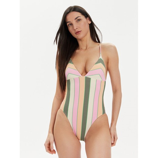 Roxy Strój kąpielowy Vista Stripe One Piece ERJX103639 Kolorowy ze sklepu MODIVO w kategorii Stroje kąpielowe - zdjęcie 182594401
