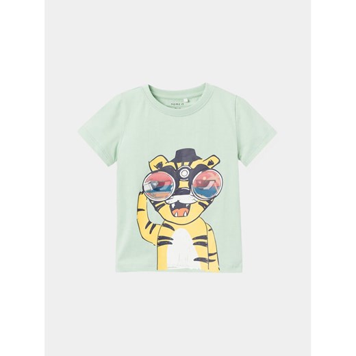 NAME IT T-Shirt Dante 13228559 Zielony Regular Fit ze sklepu MODIVO w kategorii Koszulki niemowlęce - zdjęcie 182594412