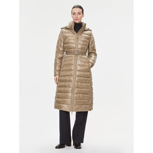 Calvin Klein Kurtka zimowa Ess K20K206091 Brązowy Slim Fit ze sklepu MODIVO w kategorii Kurtki damskie - zdjęcie 182594432