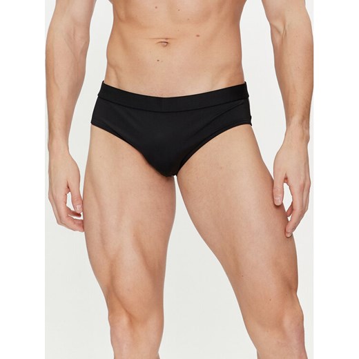 Calvin Klein Swimwear Kąpielówki KM0KM00995 Czarny ze sklepu MODIVO w kategorii Kąpielówki - zdjęcie 182594460