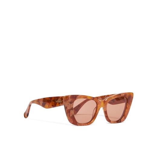 Max Mara Okulary przeciwsłoneczne MM0099 56E Brązowy ze sklepu MODIVO w kategorii Okulary przeciwsłoneczne damskie - zdjęcie 182594472