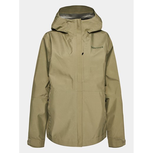 Marmot Kurtka przeciwdeszczowa Minimalist GORE-TEX M12683 Khaki Regular Fit ze sklepu MODIVO w kategorii Kurtki damskie - zdjęcie 182594473