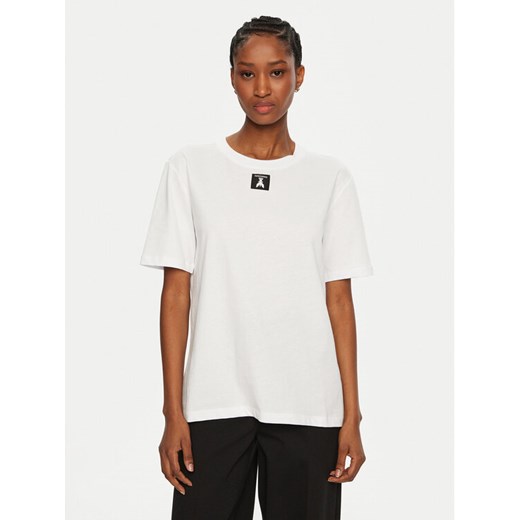 Patrizia Pepe T-Shirt 8M1612/J089-W103 Biały Regular Fit ze sklepu MODIVO w kategorii Bluzki damskie - zdjęcie 182594563