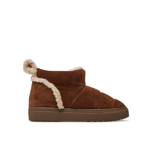Inuikii Śniegowce Shearling Slipin 75202-010 Brązowy ze sklepu MODIVO w kategorii Śniegowce damskie - zdjęcie 182594574