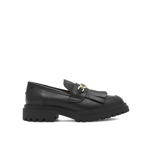 Eva Minge Loafersy ANGE-1018 Czarny ze sklepu MODIVO w kategorii Mokasyny damskie - zdjęcie 182594610