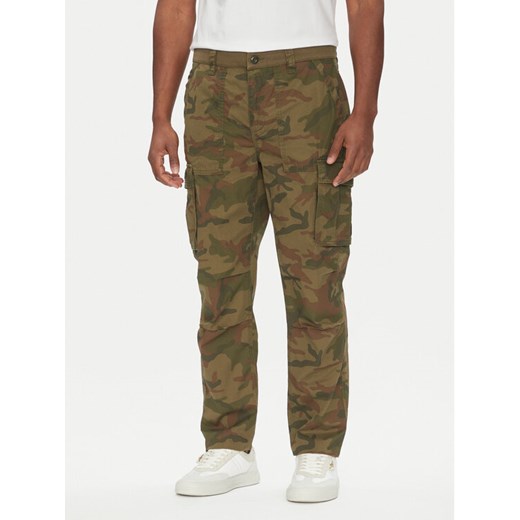 Aeronautica Militare Spodnie materiałowe 251PA1653CT3502 Zielony Regular Fit ze sklepu MODIVO w kategorii Spodnie męskie - zdjęcie 182594671