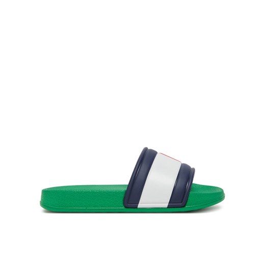 Tommy Hilfiger Klapki T3X0-33915-1172 Zielony ze sklepu MODIVO w kategorii Klapki dziecięce - zdjęcie 182594674