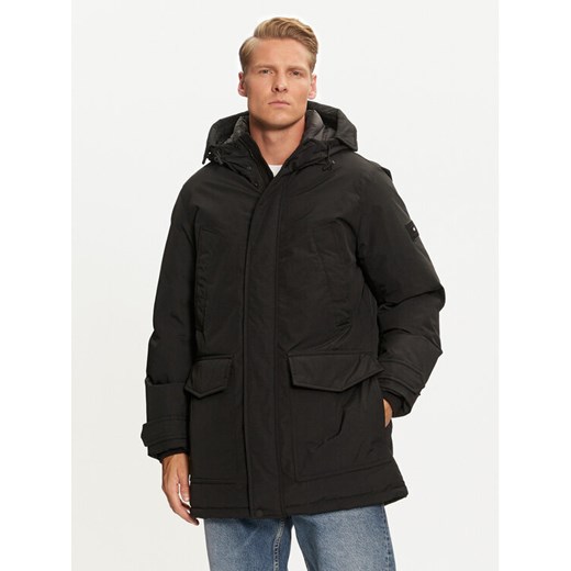 Tommy Hilfiger Kurtka puchowa Rockie MW0MW36595 Czarny Regular Fit ze sklepu MODIVO w kategorii Kurtki męskie - zdjęcie 182594680