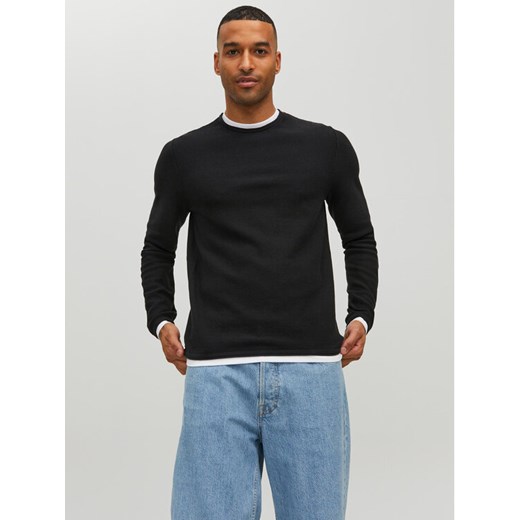 Jack&Jones Sweter 12227443 Czarny Regular Fit ze sklepu MODIVO w kategorii Swetry męskie - zdjęcie 182594681