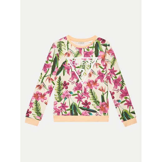 Guess Bluza J5GQ01 KA6R4 Kolorowy Regular Fit ze sklepu MODIVO w kategorii Bluzy dziewczęce - zdjęcie 182594693