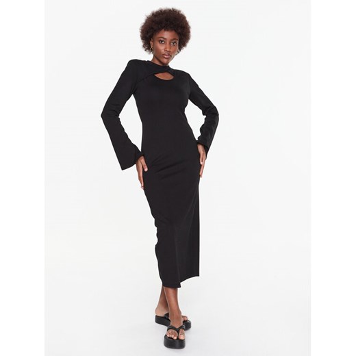 Gestuz Sukienka codzienna Anka 10906826 Czarny Slim Fit ze sklepu MODIVO w kategorii Sukienki - zdjęcie 182594733