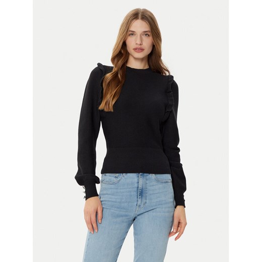 Morgan Sweter 242-MGENEVA Czarny Slim Fit ze sklepu MODIVO w kategorii Swetry damskie - zdjęcie 182594740