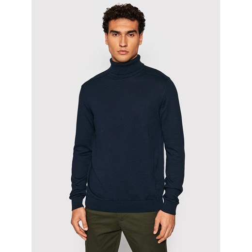 Selected Homme Golf Berg 16074684 Granatowy Regular Fit ze sklepu MODIVO w kategorii Swetry męskie - zdjęcie 182594750