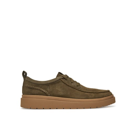 Clarks Półbuty Polden Moc 26180869 Zielony ze sklepu MODIVO w kategorii Półbuty męskie - zdjęcie 182594802