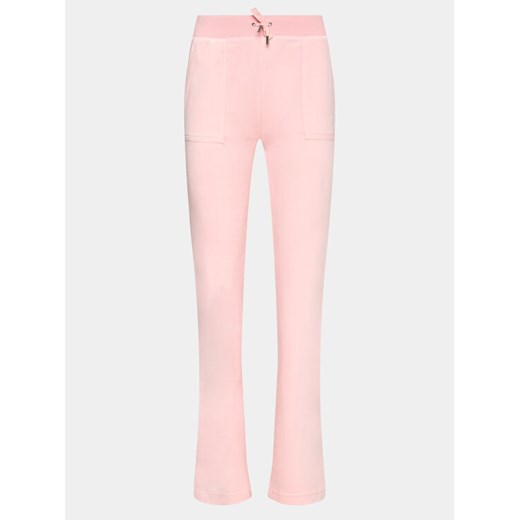 Juicy Couture Spodnie dresowe Del Ray JCAP180 Różowy Regular Fit ze sklepu MODIVO w kategorii Spodnie damskie - zdjęcie 182594873
