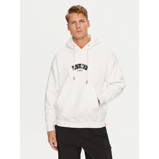 Off-White Bluza OMBB085G23FLE0150110 Biały Regular Fit ze sklepu MODIVO w kategorii Bluzy męskie - zdjęcie 182594912
