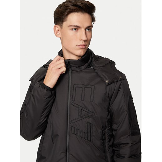 EA7 Emporio Armani Kurtka zimowa 6DPB22 PNGAZ 1200 Czarny Regular Fit ze sklepu MODIVO w kategorii Kurtki męskie - zdjęcie 182594920