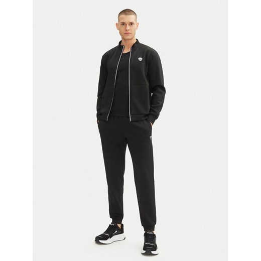 EA7 Emporio Armani Dres 8NPV56 PJ4EZ 1200 Czarny Regular Fit ze sklepu MODIVO w kategorii Dresy męskie - zdjęcie 182594923