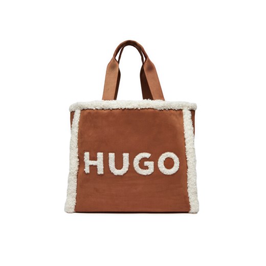 Hugo Torebka 50529375 Brązowy ze sklepu MODIVO w kategorii Torebki damskie - zdjęcie 182595033