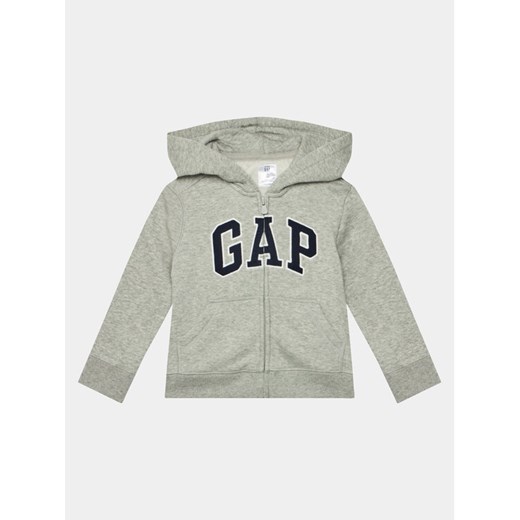 Gap Bluza 619017-00 Szary Regular Fit ze sklepu MODIVO w kategorii Bluzy chłopięce - zdjęcie 182595132