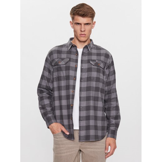 Columbia Koszula Flare Gun™ Stretch Flannel Szary Regular Fit ze sklepu MODIVO w kategorii Koszule męskie - zdjęcie 182595190