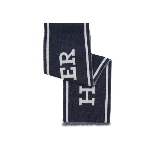 Tommy Hilfiger Szalik Monotype Scarf AM0AM11738 Granatowy ze sklepu MODIVO w kategorii Szaliki męskie - zdjęcie 182595230