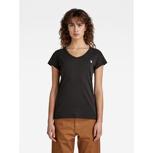 G-Star Raw T-Shirt D21314-4107-6484 Czarny Regular Fit ze sklepu MODIVO w kategorii Bluzki damskie - zdjęcie 182595423