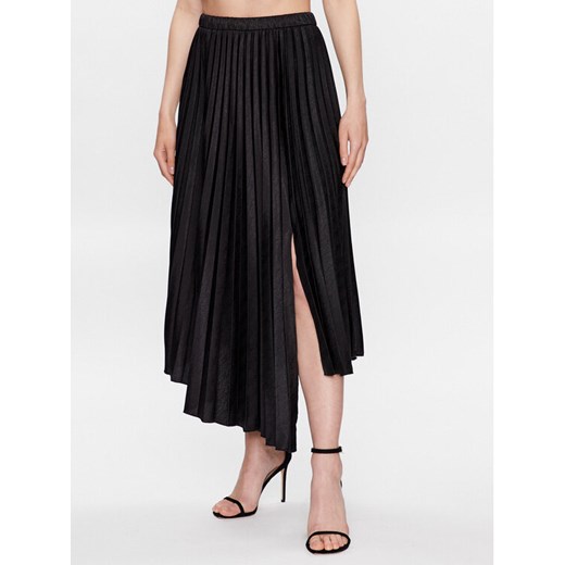 DKNY Spódnica plisowana P3ANTQBW Czarny Regular Fit ze sklepu MODIVO w kategorii Spódnice - zdjęcie 182595472