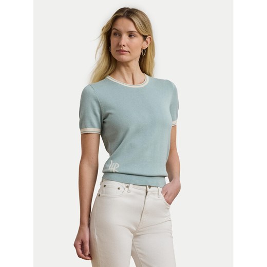 LAUREN RALPH LAUREN Sweter 200963659002 Błękitny Relaxed Fit ze sklepu MODIVO w kategorii Swetry damskie - zdjęcie 182595550