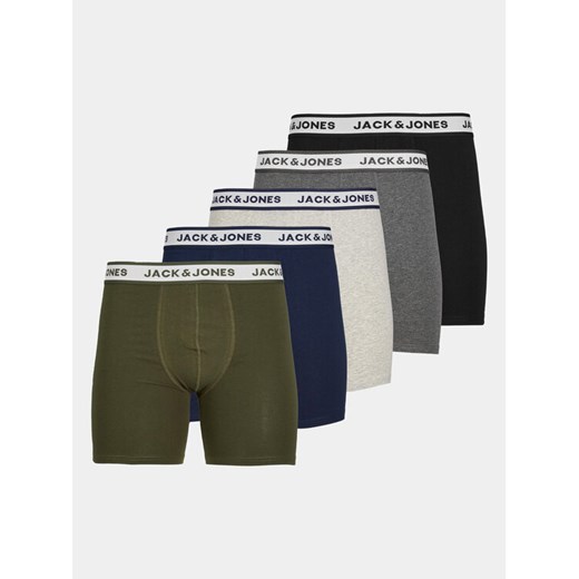 Jack&Jones Komplet 5 par bokserek 12229569 Kolorowy ze sklepu MODIVO w kategorii Majtki męskie - zdjęcie 182595580