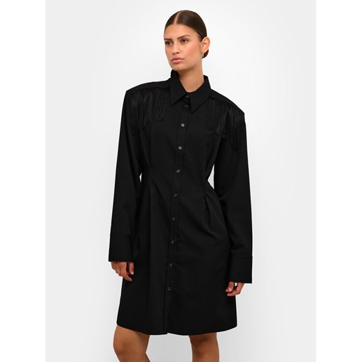Karen by Simonsen Sukienka koszulowa Mae 10104797 Czarny Regular Fit ze sklepu MODIVO w kategorii Sukienki - zdjęcie 182595600