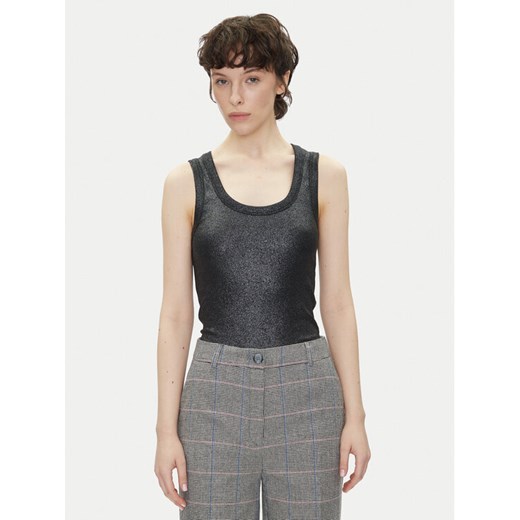 Pepe Jeans Top Lacey PL505993 Czarny Slim Fit ze sklepu MODIVO w kategorii Bluzki damskie - zdjęcie 182595622