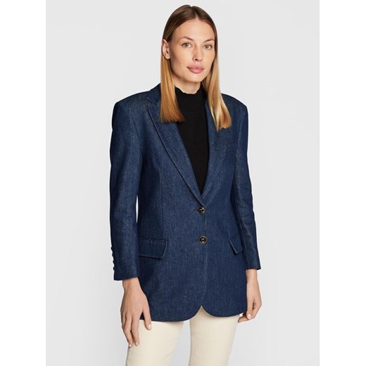 Pinko Marynarka Landire 1J112W A09I Niebieski Regular Fit ze sklepu MODIVO w kategorii Marynarki damskie - zdjęcie 182595722