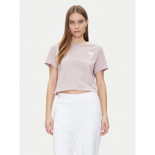 The North Face T-Shirt NF0A87U40SO1 Różowy Oversize ze sklepu MODIVO w kategorii Bluzki damskie - zdjęcie 182595733
