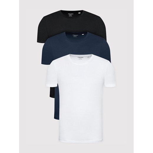 Jack&Jones Komplet 3 t-shirtów Organic Basic 12191759 Kolorowy Regular Fit ze sklepu MODIVO w kategorii T-shirty męskie - zdjęcie 182595772
