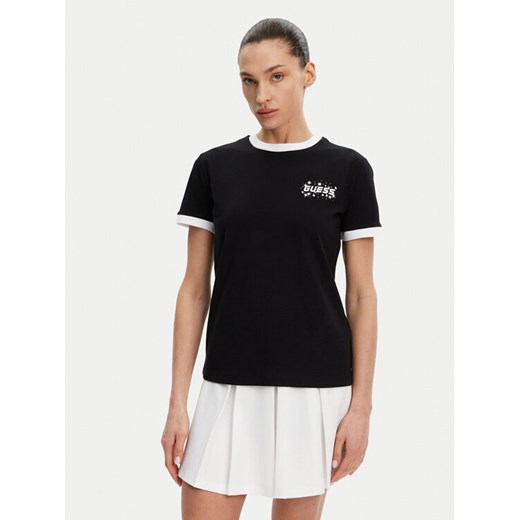 Guess T-Shirt V5GI11 I3Z14 Czarny Regular Fit ze sklepu MODIVO w kategorii Bluzki damskie - zdjęcie 182595900
