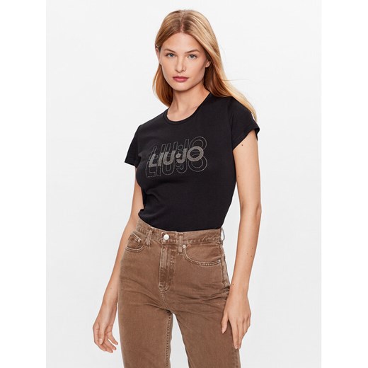 Liu Jo T-Shirt WF3085 J6308 Czarny Regular Fit ze sklepu MODIVO w kategorii Bluzki damskie - zdjęcie 182595901