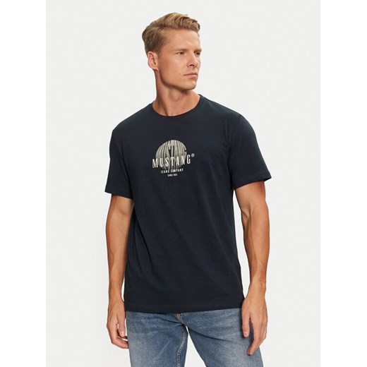 Mustang T-Shirt Austin 1015646 Granatowy Regular Fit ze sklepu MODIVO w kategorii T-shirty męskie - zdjęcie 182595914