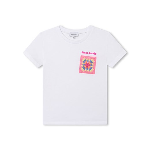 Marc Jacobs T-Shirt W15656 S Biały Regular Fit ze sklepu MODIVO w kategorii Bluzki dziewczęce - zdjęcie 182595932