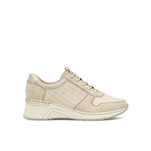 Rieker Sneakersy N4368-62 Beżowy ze sklepu MODIVO w kategorii Buty sportowe damskie - zdjęcie 182596032