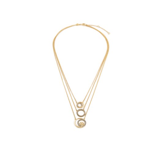 Tory Burch Naszyjnik Miller Pave Layered 163733 Złoty ze sklepu MODIVO w kategorii Naszyjniki - zdjęcie 182596063