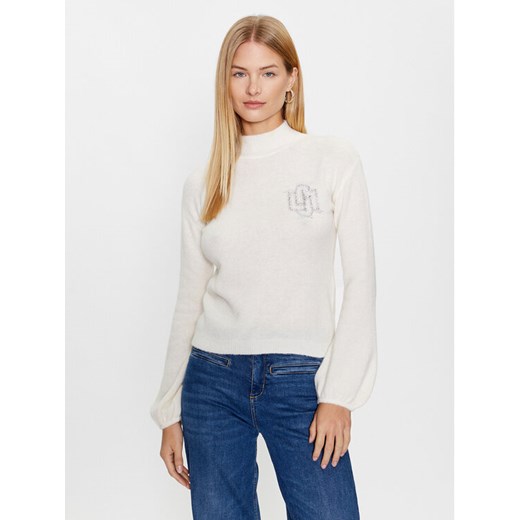 Liu Jo Sweter CF3261 MA86N Écru Regular Fit ze sklepu MODIVO w kategorii Swetry damskie - zdjęcie 182596163